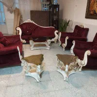 مبل زرشکی ۷نفره