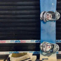 ست کامل اسنوبرد سالامون قدSalamon Snowboard 159cm|ورزش‌های زمستانی|شیراز, قصرالدشت|دیوار
