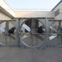 فن صنعتی دمپردار با موتور سه فاز الکتروژن
