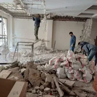 با سلام خدمات تخریب کاری سیمانکاری دیوار چینی