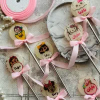 کوکی و آبنبات و کاپ کیک گیفت جشن اسم