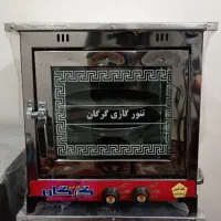 تنورگازی استیل دوطبقه ساج بزرگ دو چدن