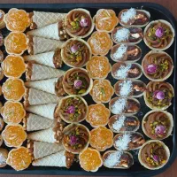 سفارش حلوا مجلسی و رنگینک  برای دور همی و مجالس|خدمات پذیرایی، مراسم|بوشهر, |دیوار