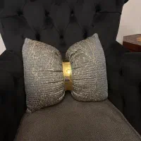 کوسن طلا کوب پتینه  پاپیونی