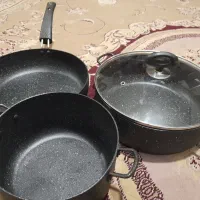 یک ست قابله وماهیتابه گرانت تفلون باز سازی شده
