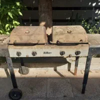 باربیکو ایستاده چهار شعله با خوراک پز مارک فلر