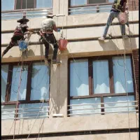 کار در ارتفاع کنتکس رول پلاک عایق بندی نما