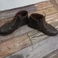 یک جفت پوتین چرم اصل به قیمت مناسب|کیف، کفش، کمربند|سراب, |دیوار