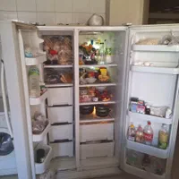 یک عدد  ساید بای ساید ولباسشوی بوش اصل آلمان|یخچال و فریزر|مشهد, دانشجو|دیوار