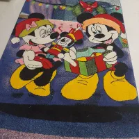 فرش ماشینی اتاق کودک،طرح میکی موس