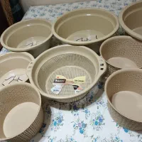 سرویس ۸ پارچه لگن و آبکش و تشت