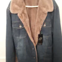 کاپشن جین داخل خز