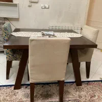 میز ناهارخوری چوبی ۵ نفره با صندلی و نیمکت|میز و صندلی غذاخوری|تهران, شادمان|دیوار