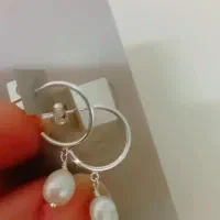 گوشواره ایتالیایی نقره   و نیم ست ژوپینگ نونو