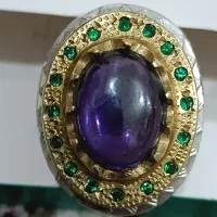 انگشتر خاص کلکسیونی بانقره اعلا ونگین یاقوت