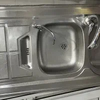 سینک ظرفشویی دوقلو تمیز