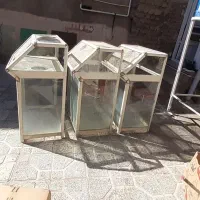 قفسه باسکول سبد مرغ ویترین آلومینیوم