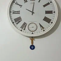 ساعت دیواری بزرگ رنگ سفید