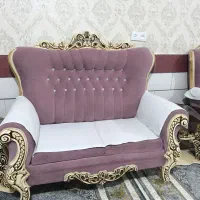 یک دست مبل۷نفره+سه تا میز عسلی|مبلمان خانگی و میز عسلی|اقبالیه, |دیوار