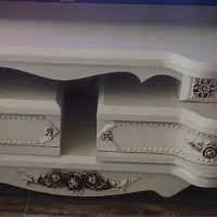 یک ویترین+میز تلویزیون