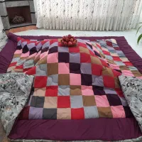 لحاف کرسی چهل تیکه پتینه|رختخواب، بالش، پتو|اصفهان, احمدآباد|دیوار