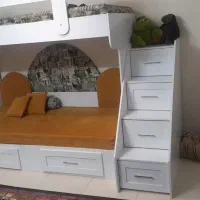 تخت دو طبقه تمام ام دی اف