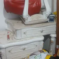 تخت خواب دونفره با میزارایش|تخت و سرویس خواب|خوی, |دیوار