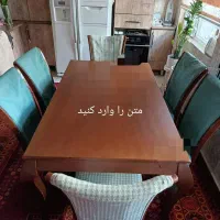 مبل راحتی شرکت ژینو - به همراه میز غذاخوری 6 نفره|مبلمان خانگی و میز عسلی|تهران, امیریه|دیوار