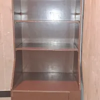 کتابخانه چوبی|کتابخانه، شلف، قفسه‌های دیواری|تهران, استاد معین|دیوار