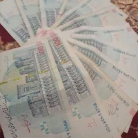 12عدد تراول 100هزار تومانی امضا قرمز