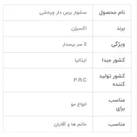 سشوار چرخشی برس‌دار اکسیژن اصل دو سر|آرایشی، بهداشتی، درمانی|شیراز, ابیوردی|دیوار