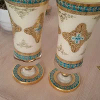 فروش دو عدد لاله طلاکوب کاردست