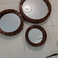 آینه سه تکه. دیوارکوب