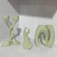 گلدان و جاشمعی و مجسمه زوج