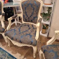 مبل استیل ۹ نفره به همراه جلو مبلی ها|مبلمان خانگی و میز عسلی|مشهد, امیریه|دیوار