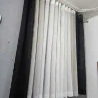 پرده حریر سه رنگ