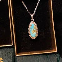 آخرین فرصت خریدگردنبند روزمادربافیروزه اصل نیشابور