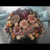 یه سبد بزرگ چوپی پر از گل های زیبا|گل و گیاه طبیعی|تهران, استاد معین|دیوار
