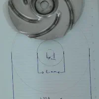 ۲ عدد پروانه استیل پمپ کفکش ۲اینچ توان تک