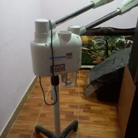 سشوار کلاهی و دستگاه پاکسازی صورت دو لول