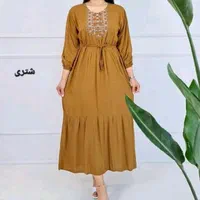 پیراهن ساحلی نخی آیدا یقه سنتی|لباس|قم, شهید صیاد شیرازی|دیوار