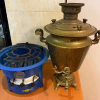 سماور ذغالی برنجی روسی