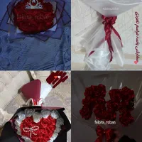 گل روبانی، بوکت پروانه، باکس نوزادی|گل مصنوعی|کرمانشاه, |دیوار