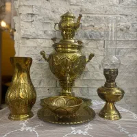 ست کامل سماور برنز