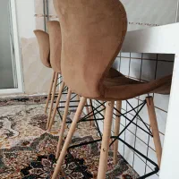 میز جزیره همراه با صندلی کلاسیک|میز و صندلی غذاخوری|سمیرم, |دیوار