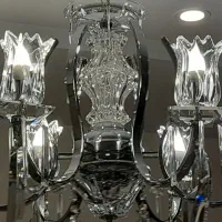 یک عدد لوستر نقره ای روگاشکا اسلوونی با حک لیزری