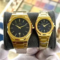 ساعت موتور ژاپن ست فلزی مربع با گارانتی