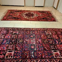 ۲عدد فرش دستبافت بختیاری دست بافت دست باف