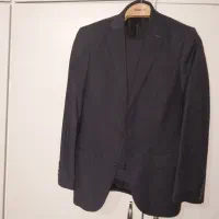 یکدست کت و شلوار سورمه ای سایز ۴۸