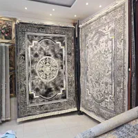 فرش مدوسا نقره ای و دودی|فرش|ارومیه, |دیوار